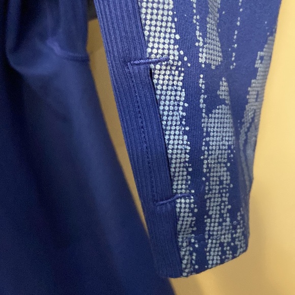 Nike Running Dri-Fit Quarter Zip Womens Royal Blue Athletic Top EUC size M - Picture 3 of 9